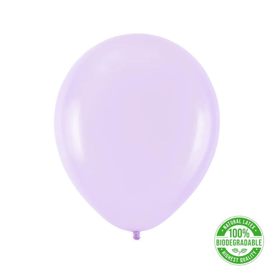 Balon Biodegradabil, Violet Pastel, 30 cm (12 inch), 100 buc 129005