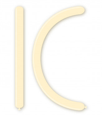 Baloane Latex Rocca, Modelabile 260, Culoare Pastel Ivory 37, 150 x 5 cm