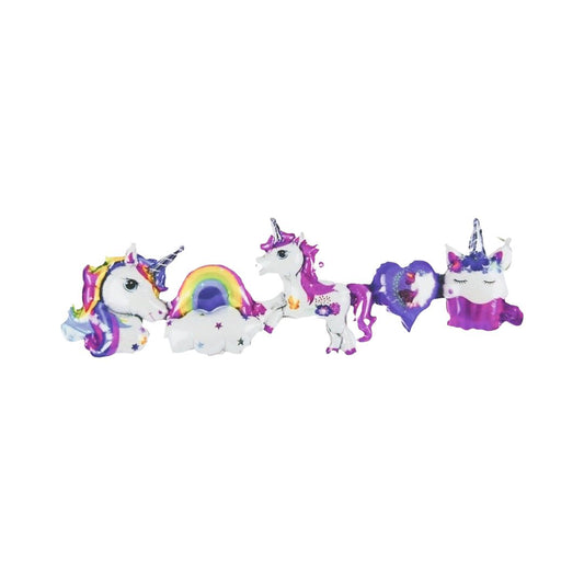 Ghirlanda Balon Folie Unicorn, Dimensiune 103x32 cm