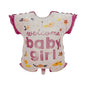 Balon Folie "Welcome Baby Girl", 64 cm
