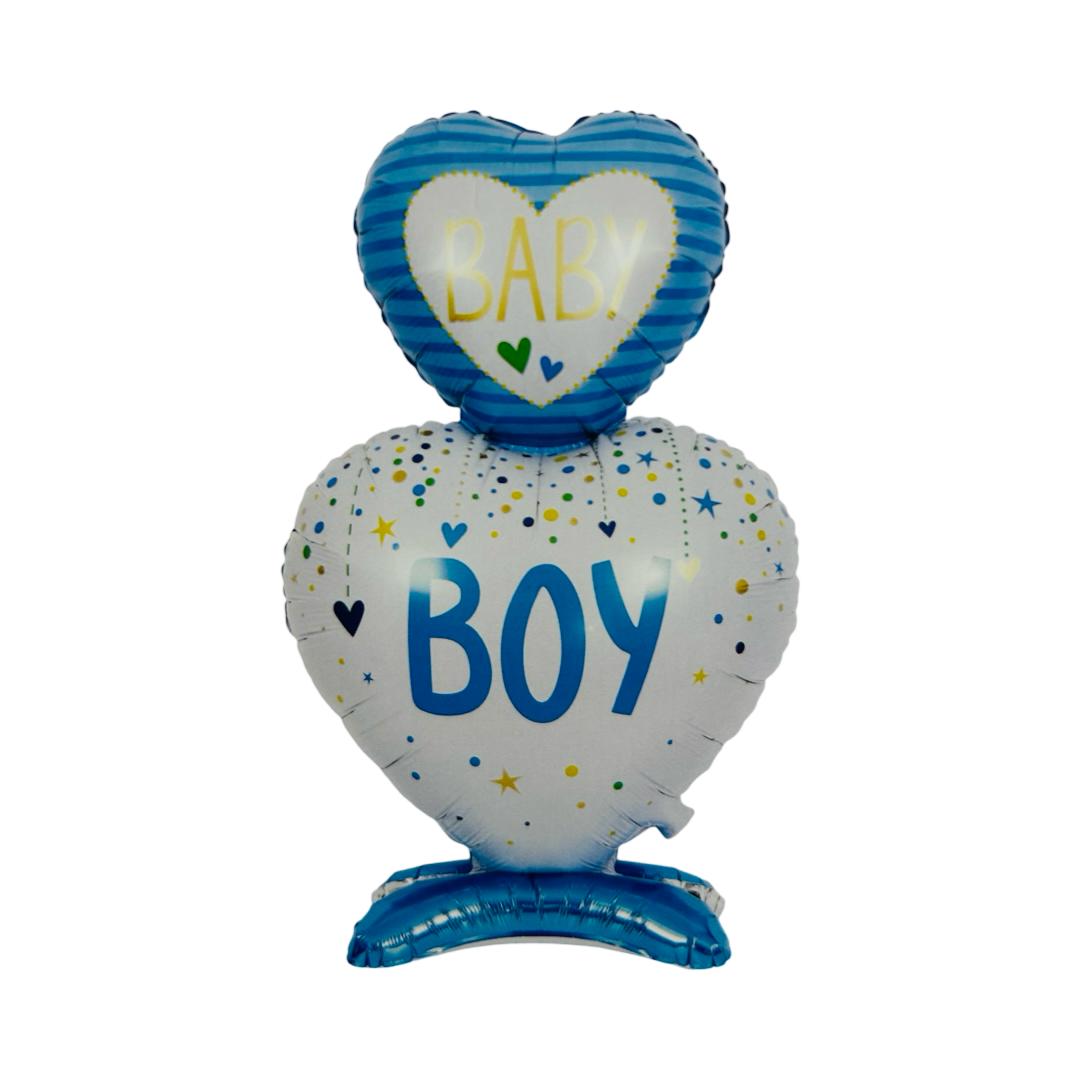 Balon Folie cu Suport, "Baby Boy", 110 cm
