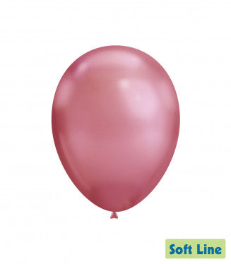 Baloane Latex Rocca, Soft Line Cromat SLC12.114, Culoare Roz 114, 30 cm - Set 50 buc
