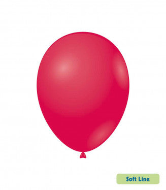 Baloane Latex Rocca, Soft Line Pastel SLP12.129, Culoare Rosu 129, 30 cm - Set 50 buc