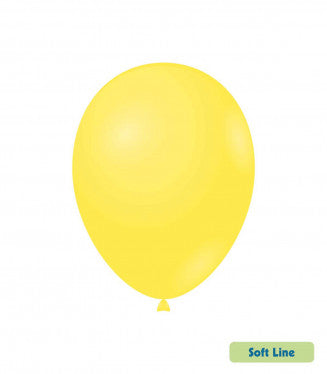 Baloane Latex Rocca, Soft Line Pastel SLP12.132, Culoare Galben 132, 30 cm - Set 50 buc