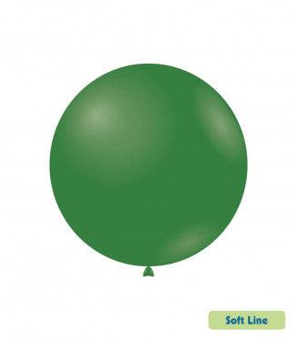 Baloane Latex Rocca, Soft Line Pastel SLP18.134, Culoare Verde Padure 134, 46 cm - Set 5 buc