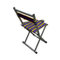 Scaun Pliabil Camping, 2 in 1, Multicolor, cu Spatar