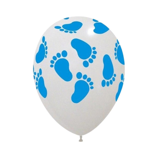 Baloane Latex Talpă Bebe, Albastru, 30 cm, Set 10 Buc