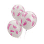 Baloane Latex Talpă Bebe, Roz, 30 cm, Set 10 Buc