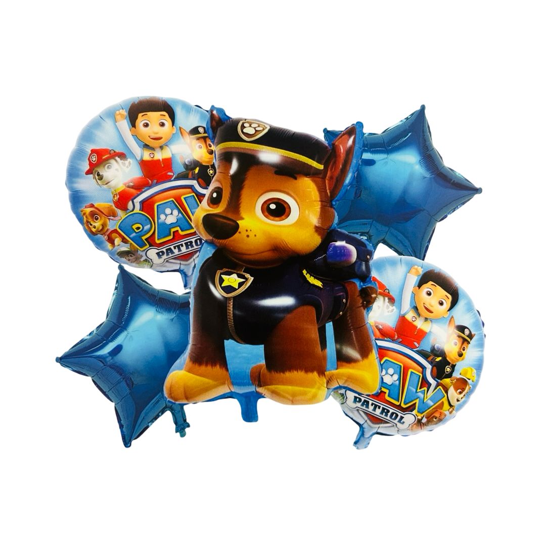 Set 5 Baloane Folie Chase - Paw Patrol