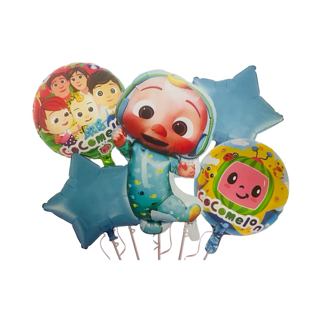 Set 5 Baloane Folie Cocomelon