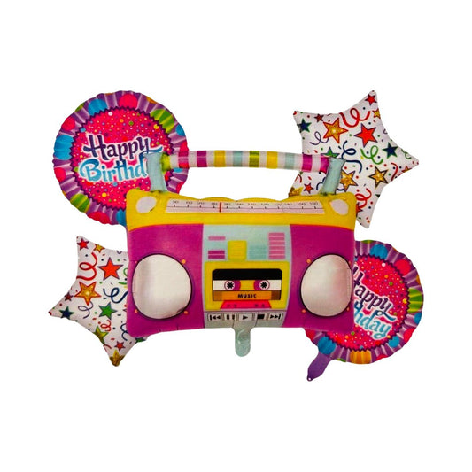 Baloane Folie Disco Party Barbie - Set 5 Buc.