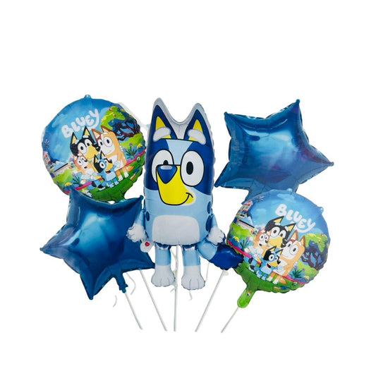 Set Baloane Folie Bluey, 5 Buc.