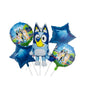 Set Baloane Folie Bluey, 5 Buc.