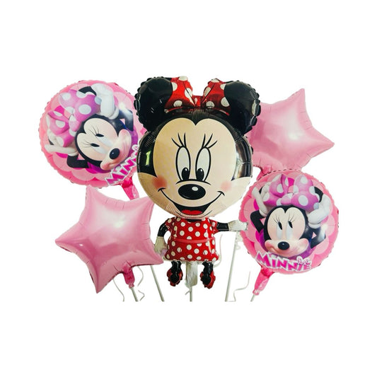 Set 5 Baloane Folie Minnie Mouse