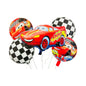 Set 5 Baloane Folie Fulger Mc Queen Cars