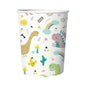 Set 6 Pahare Carton cu Dinozauri, Party, 250 ml