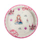 Set 8 Farfurii de Carton Mica Printesa, Diametru 18 cm