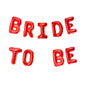 Balon Folie, Set Litere "Bride to be", Rosu - 40 cm