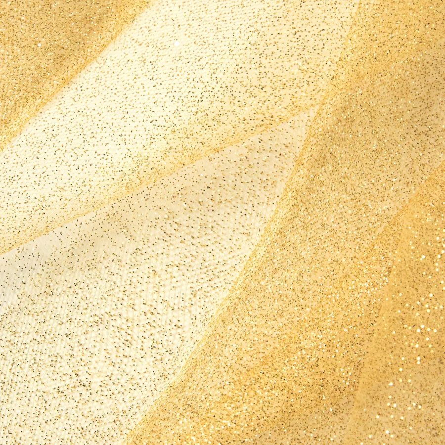 Tulle cu Sclipici Auriu 0.3*9m, 148211