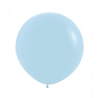 Baloane Latex Sempertex, 61 cm, Bleu Mat Pastel, Cod 640, Set 2 Buc.