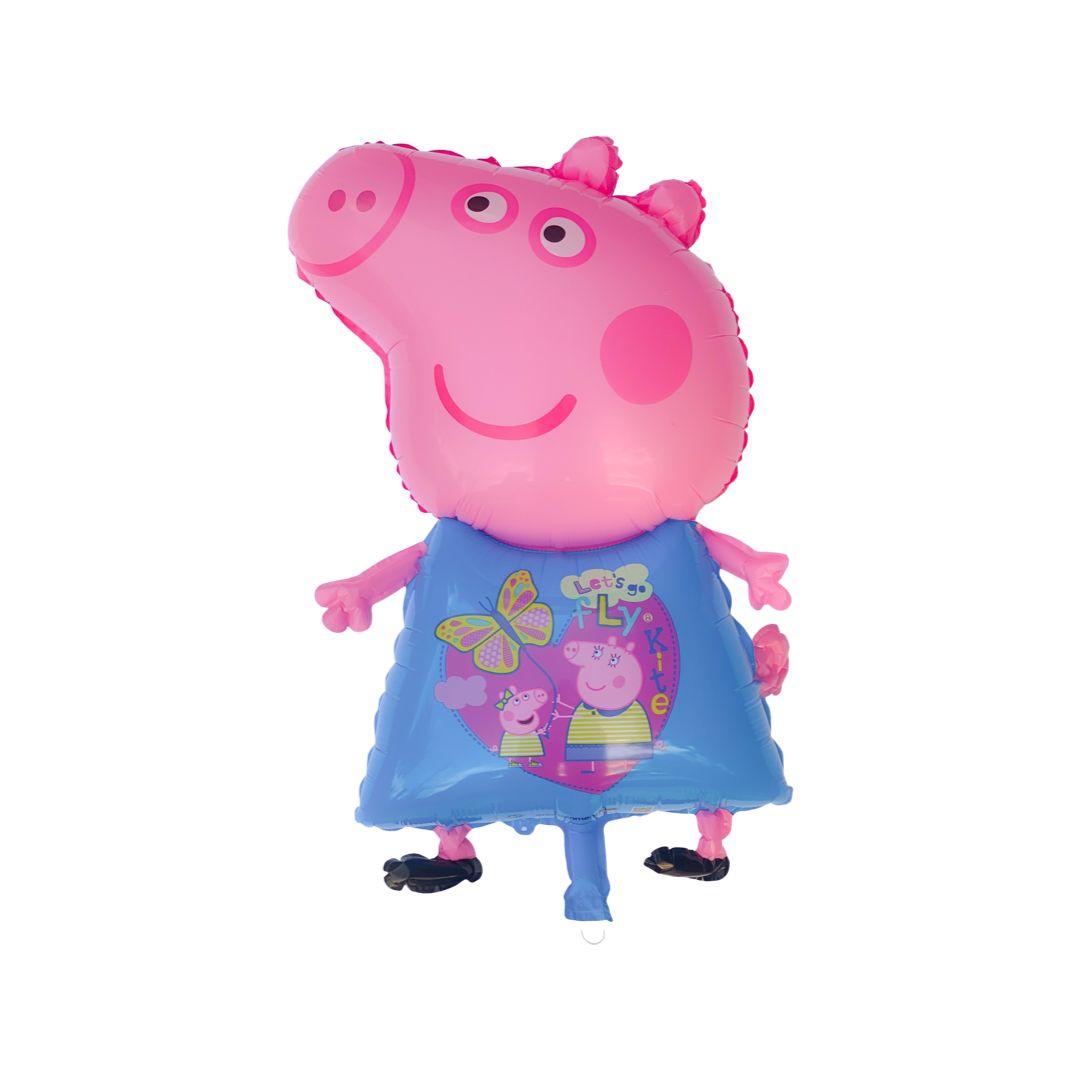 Balon Folie figurina Peppa Pig, Bleu - 45/75 cm - nuria.store.ro