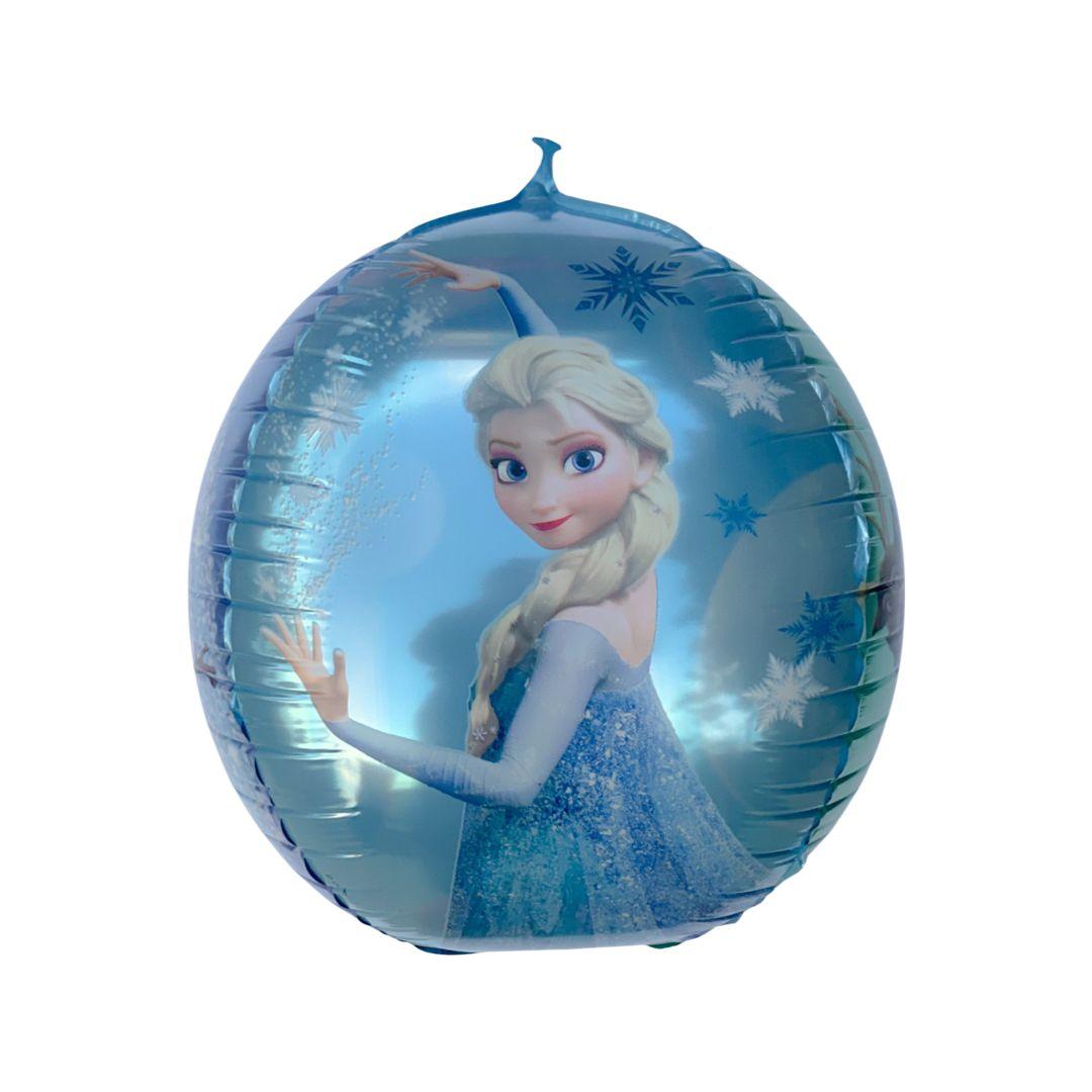 Balon Folie Sfera 3D, Elsa din Frozen, Regatul de Gheata - nuria.store.ro