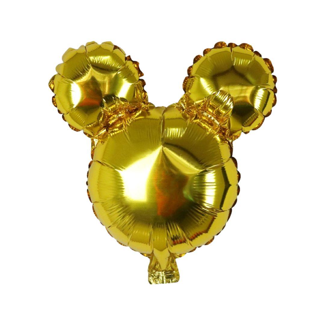 Balon Folie, Cap Minnie, Auriu - 66,5 cm - nuria.store.ro