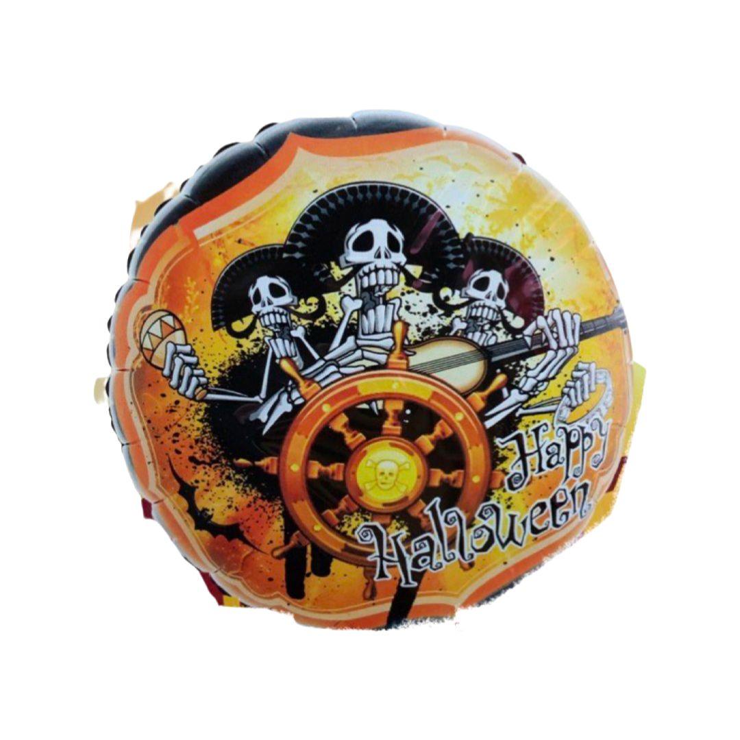 Balon Folie Rotund, Happy Halloween - 45 cm - nuria.store.ro