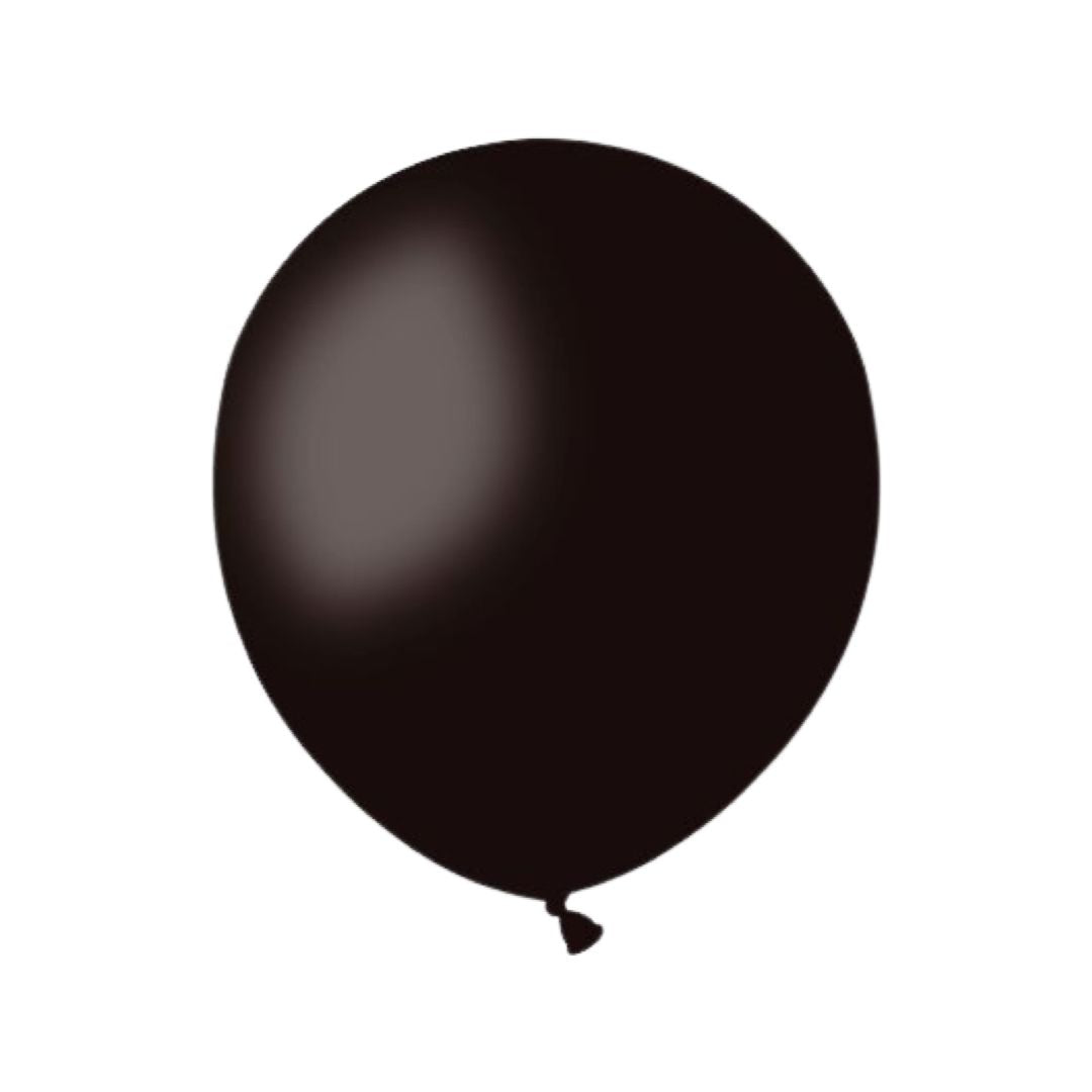 Mini Baloane Latex, Negru, cod 865b- 13 cm - Set 100 buc. - nuria.store.ro