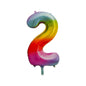 Baloane Folie Degrade Cifra 2 - 100cm - nuria.store.ro