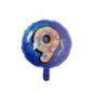 Balon Folie Rotund Imprimat, Albastru, Cifra 9 - 45cm - nuria.store.ro