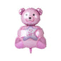 Balon Folie, figurina Ursulet cu Text "It's a Girl", Roz - 70/48 cm - nuria.store.ro