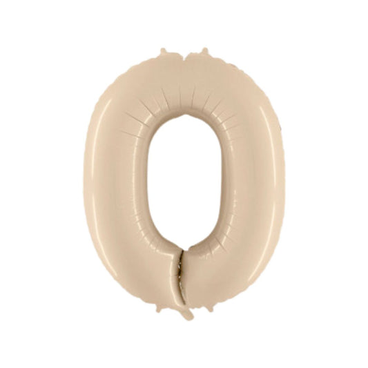 Baloane Folie Nude Cifra 0 - 100 cm (40 inch)