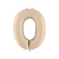 Baloane Folie Nude Cifra 0 - 100 cm (40 inch)