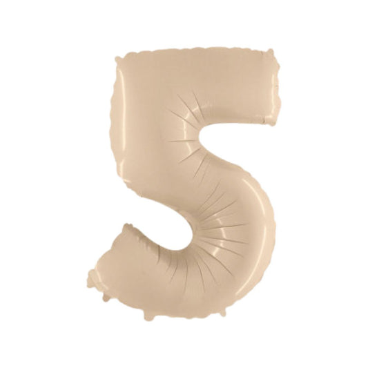 Baloane Folie Nude Cifra 5 - 100 cm (40 inch)
