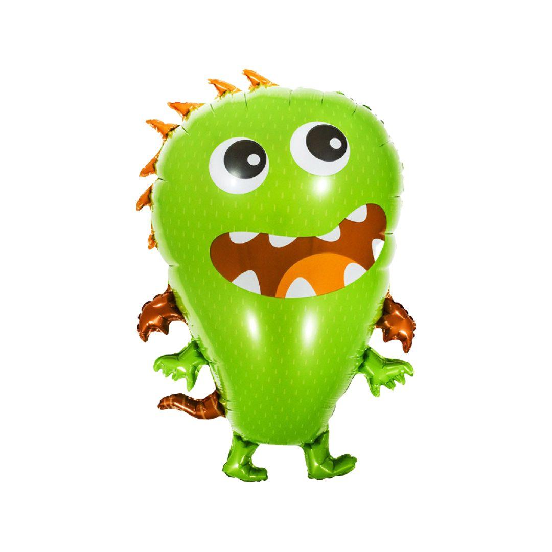 Balon Folie Figurina Monstrulet, Verde, 52.5 x 70 cm - nuria.store.ro