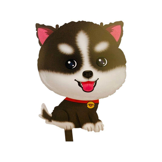 Balon Folie Pisica, Negru cu Alb - 49/68 cm - nuria.store.ro