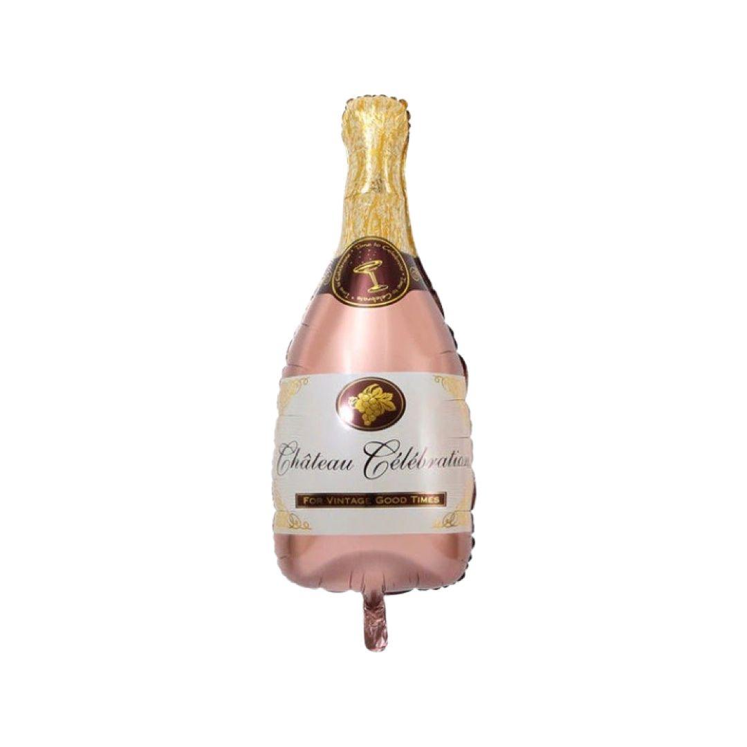 Balon Folie Sticla Sampanie Rose Gold, 103 cm - nuria.store.ro