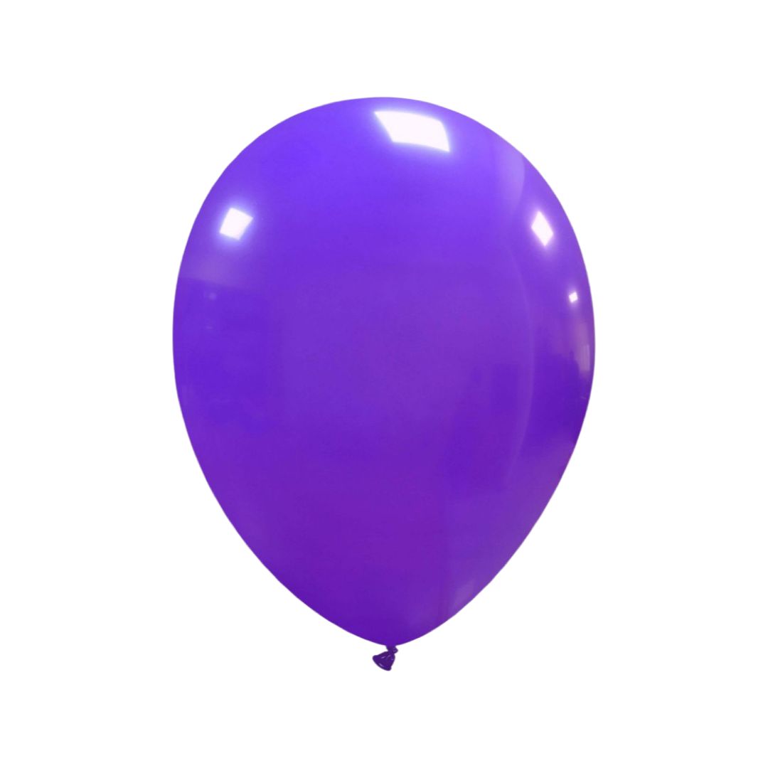 Balon Latex Mov, Cod 440 - 30 cm - set 100 buc - nuria.store.ro