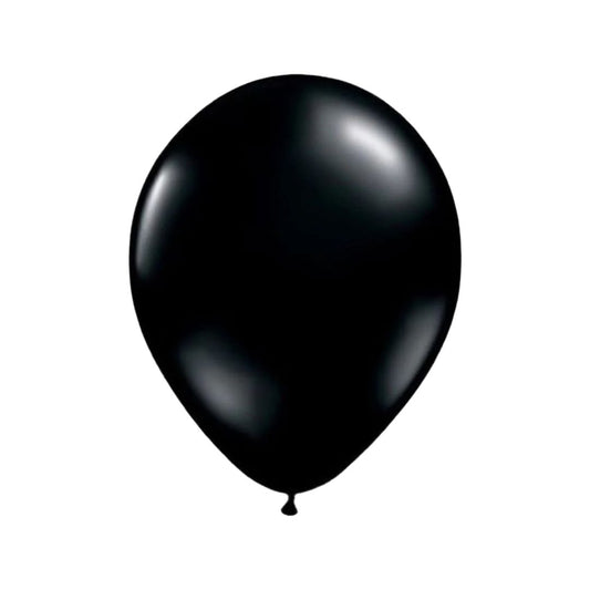 Balon Latex Negru, cod 443 - 30 cm - set 100 buc - nuria.store.ro