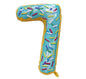 Baloane Folie Donuts Cifra 7 - 100cm - nuria.store.ro