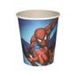 Set 10 Pahare din Carton, Spiderman - 250 ml - nuria.store.ro