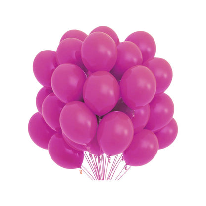 Balon Latex Fuchsia, cod 134, 25 cm - Set 100 bucati - nuria.store.ro