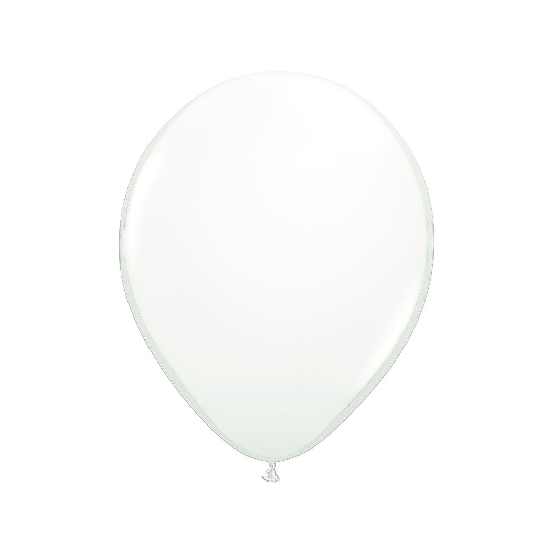 Balon Latex Alb, cod 133, 25 cm - Set 100 bucati - nuria.store.ro