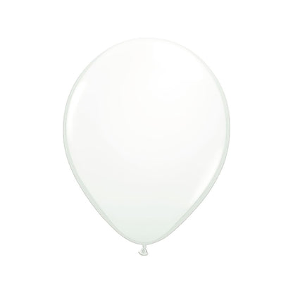 Balon Latex Alb, cod 133, 25 cm - Set 100 bucati - nuria.store.ro