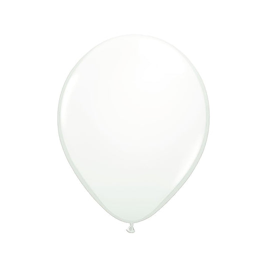 Balon Latex Alb, cod 133, 25 cm - Set 100 bucati - nuria.store.ro