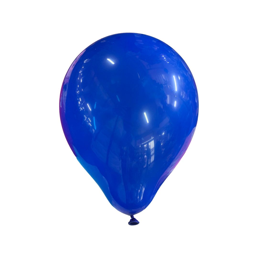 Balon Latex Albastru, cod 143, 25 cm - Set 100 bucati - nuria.store.ro