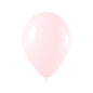 Balon Latex Baby Pink, cod 136, 25 cm - Set 100 bucati - nuria.store.ro