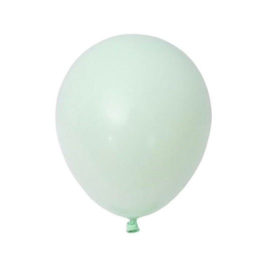 Balon Latex Verde Pastel, cod 128, 25 cm - Set 100 bucati - nuria.store.ro