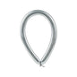 Baloane Latex Modelaj Argintiu Cromat, Diametru 4,5 cm, Lungime 125 cm - Set 100 buc.
